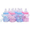 12pcs Mini Feeding Bottles Girl Boy Baby Shower Favor Boxes Package Christening Baptism Party Supplies Chocolate Candy Gift Bags