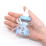 12pcs Mini Feeding Bottles Girl Boy Baby Shower Favor Boxes Package Christening Baptism Party Supplies Chocolate Candy Gift Bags