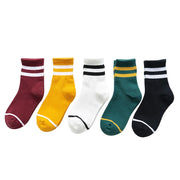 5 Pairs / Lot Kids Socks New Spring Summer Autumn And Winter Breathable Mesh Boys Girls Socks 3- 11 Year Children Socks