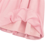 Kids Girls Pleated Flower Girl Dress Pageant Wedding Vestidos Birthday Party Dresses 4-14 Years Summer Chiffon Princess Dress