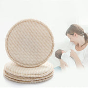 10PCS Washable Organic Cotton Absorbency Breastfeeding Pads Maternity Lactation Pad Baby Feeding Pad Mommy Necessary