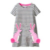 Summer Baby Dresses Cotton fabric With fruit Printed Fashion Girls Dress   New Children Clothing Princess Party Girl Dresses
