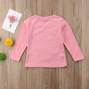 2-7 Years Kids Girls Long Sleeve T-Shirts Polka Dot Casual Cute Blouse Tops Toddler Baby Autumn Spring Clothes