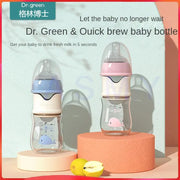 Dr.Green  Newborn Baby Bottle  PPSU 150ml-300ml Wide Mouth Bottle Sealed isolation Fast milk filling Removable/Washable Bottles