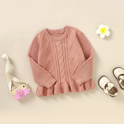 Children Baby Loose Sweater Knitted Autum Winter Baby Boy Girl Clothes Round Neck Kid Toddler Girl Boy Pullover Baby Outerwear