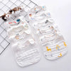 8-Layers Baby Bibs Gauze U-shaped Bib Cotton Print Saliva Towel Food Grade Organic Cotton Washable Baby Feeding Thickened Bib