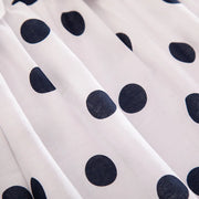 3-12 Years Girls Polka-Dot Dress 2023 Summer Sleeveless Bow Ball Gown Clothing Kids Baby Princess Dresses Children Clothes