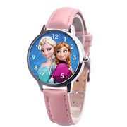 Disney Frozen Snow Princess Elsa Kids Watches Girls Children Watch Boys Gift Clock Women Sport Wrist Relogio Feminino