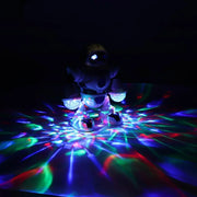 Mini Automatic Dancing Robot YH6233 Intelligent Electric Simulated Educational Robot Light And Music Model Robotic Toys Kids