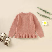 Children Baby Loose Sweater Knitted Autum Winter Baby Boy Girl Clothes Round Neck Kid Toddler Girl Boy Pullover Baby Outerwear