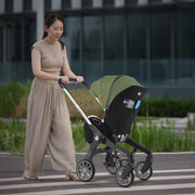 4-in-1 baby two-way stroller Multifunctional newborn baby stroller 3in1 Foldable Basket type seat
