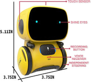 Educating Robot Smart Robots Dance Voice Command Sensor Singing Dancing Repeating Smart Toy for Kids Boys and Girls Talking Toys