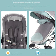 3 in 1 baby stroller Luxury High Landscape baby pram portable baby pushchair multifunctional Newborn Carriage double faced