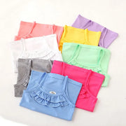 Girls Sleeveless T-shirts Kids Tops  2-8Y Children Underwear Baby Camisole Toddler Singlets 2023 Summer Tank Top