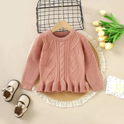 Children Baby Loose Sweater Knitted Autum Winter Baby Boy Girl Clothes Round Neck Kid Toddler Girl Boy Pullover Baby Outerwear